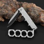 Factory direct selling folding knives outdoor folding knives camping survival knives multifunctional pocket knives self-defense gloves folding knives - immagine 4