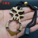 Cthulhu broken window survival key one finger buckle hand buckle with car equipment with single ring tiger legal defense fight punch buckle - immagine 4