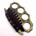 Shouter iron four-fingered tiger martial arts fight tiger ring glove hand buckle fist buckle hand support child fist ring defense spares - immagine 6
