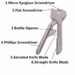 6 in 1 Tech Useful Multifunction Key Knife - immagine 3