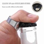 1pcs Portable Multi-Function Tactical Finger Ring Bottle Opener Stainless Steel Magic Ring For Outdoor EDC Tool Gift - immagine 6