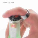 1pcs Portable Multi-Function Tactical Finger Ring Bottle Opener Stainless Steel Magic Ring For Outdoor EDC Tool Gift - immagine 9