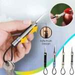 2022 Portable Stainless Steel Knife Key Chain Hanging Gift Mini Outdoor Car Self-defense EDC Tool Pendant Express Knife - immagine 2