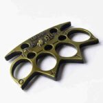 Defense equipment thickened bull head tiger finger martial arts gloves hand buckle fist buckle iron four-finger tiger fighting hand support ring ring - immagine 5