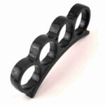 The new knuckle copper ring four-finger ring hand brace small cute shoulder pole finger tiger fist buckle ring iron four-finger hand buckle - immagine 5