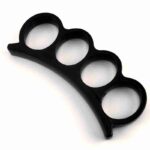The new knuckle copper ring four-finger ring hand brace small cute shoulder pole finger tiger fist buckle ring iron four-finger hand buckle