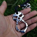 Cthulhu broken window survival key one finger buckle hand buckle with car equipment with single ring tiger legal defense fight punch buckle - immagine 5