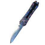 mini otf surgery knife, removable blade,pocket EDC keychain knives--SBM-SS029 - immagine 2