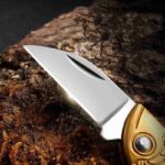 3D Fish Shape Mini Folding Keychain Pocket Knife High Hardness Sharp Blade Outdoor EDC Camping Hunting Survival Tactical Tool - immagine 4