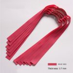 6pcs Slingshot Hunting Powerful Flat Rubber Band 0.5-1.4 mm High Elasticity Outdoor Catapult Shooting Accessories - immagine 4
