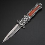 Brand Folding Blade Hunting Knife Stainless Steel Automatic Sharp Self Defense Camping Survival Knife Pocket Knife Outdoor Tools - immagine 2