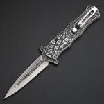Brand Folding Blade Hunting Knife Stainless Steel Automatic Sharp Self Defense Camping Survival Knife Pocket Knife Outdoor Tools - immagine 5