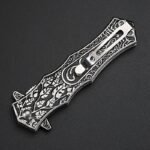 Brand Folding Blade Hunting Knife Stainless Steel Automatic Sharp Self Defense Camping Survival Knife Pocket Knife Outdoor Tools - immagine 6
