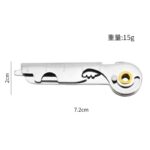 Brand New Stainless Steel Multifunctional Key Tool Bottle Opener Rotary Screwdriver Outdoor Knife Gift - immagine 2