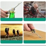 Brand New Stainless Steel Multifunctional Key Tool Bottle Opener Rotary Screwdriver Outdoor Knife Gift - immagine 5