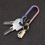 Brass Magnetic Attraction MINI Folding Knife Portable Unboxing Small Blade Keychain CS GO Hanging Outdoor Camping EDC Knife - immagine 5