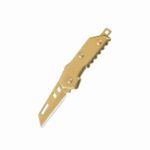 Cute Portable Mini Folding Knife Box Cutter Stainless Steel Camping Keychain Fixed Blade Knife Self-Defense EDC Tools - immagine 3