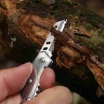 Cute Portable Mini Folding Knife Box Cutter Stainless Steel Camping Keychain Fixed Blade Knife Self-Defense EDC Tools - immagine 7