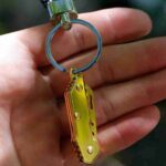 Cute Portable Mini Folding Knife Box Cutter Stainless Steel Camping Keychain Fixed Blade Knife Self-Defense EDC Tools - immagine 8