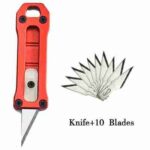 EDC Mini Portable Hangable Knife Multi-function Tool Paper Cut Outdoor Keychain Paper Knife Open envelope Knifvers 6 styles - immagine 11