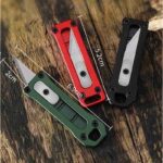 EDC Mini Portable Hangable Knife Multi-function Tool Paper Cut Outdoor Keychain Paper Knife Open envelope Knifvers 6 styles - immagine 16