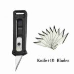 EDC Mini Portable Hangable Knife Multi-function Tool Paper Cut Outdoor Keychain Paper Knife Open envelope Knifvers 6 styles - immagine 7