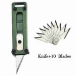 EDC Mini Portable Hangable Knife Multi-function Tool Paper Cut Outdoor Keychain Paper Knife Open envelope Knifvers 6 styles - immagine 9