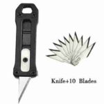 EDC Mini Portable Hangable Knife Multi-function Tool Paper Cut Outdoor Keychain Paper Knife Open envelope Knifvers 6 styles - immagine 10