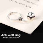 Female Self Defense Ring Stainless Steel Body Protective Supplies Emergency Survival Anti-Wolf Weapon Knuckles for Self Defense - immagine 3