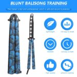 Foldable Butterfly Knife Ghost Head Butterfly Knife Transformable Blunt Balisong Pocket Trainer Survival Knife for Outdoor Game - immagine 5