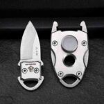 Gyro Shape Knife EDC Key Ring Folding Knife Mini Carrying Pocket High Hardness Pocket Knife Self-defense Folding Knife - immagine 3