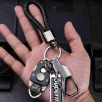 Gyro Shape Knife EDC Key Ring Folding Knife Mini Carrying Pocket High Hardness Pocket Knife Self-defense Folding Knife - immagine 4