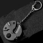 Keychain Screwdriver Multifunctional Hexagon Coin Outdoor EDC Tool Hexagon Folding Coin Knife Pocket Fold Mini coltello Gear Pee - immagine 11