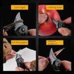 Mini Folding Knife Emergency Tools  Carry Keychain Outdoor Knife with You Portable EDC Key Knife Multitool  Hiking Gear - immagine 5
