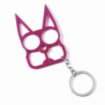 Multi-color Outdoor Self-defense Multifunctional Keychain Creative Wrench Key Ring Pendant Two Finger Buckle Bag Car Accessories - immagine 12