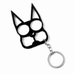Multi-color Outdoor Self-defense Multifunctional Keychain Creative Wrench Key Ring Pendant Two Finger Buckle Bag Car Accessories - immagine 15