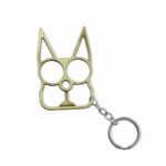 Multi-color Outdoor Self-defense Multifunctional Keychain Creative Wrench Key Ring Pendant Two Finger Buckle Bag Car Accessories - immagine 17