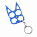 Multi-color Outdoor Self-defense Multifunctional Keychain Creative Wrench Key Ring Pendant Two Finger Buckle Bag Car Accessories - immagine 4