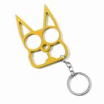 Multi-color Outdoor Self-defense Multifunctional Keychain Creative Wrench Key Ring Pendant Two Finger Buckle Bag Car Accessories - immagine 5