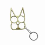 Multi-color Outdoor Self-defense Multifunctional Keychain Creative Wrench Key Ring Pendant Two Finger Buckle Bag Car Accessories - immagine 8