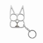 Multi-color Outdoor Self-defense Multifunctional Keychain Creative Wrench Key Ring Pendant Two Finger Buckle Bag Car Accessories - immagine 9