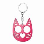 Multifunctional Justice Cat Metal Cute Pink Bottle Opener Keychain Car Bag Key Chain Accessories Gifts Trinket Wholesale - immagine 2