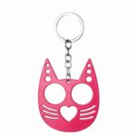Multifunctional Justice Cat Metal Cute Pink Bottle Opener Keychain Car Bag Key Chain Accessories Gifts Trinket Wholesale - immagine 17
