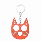 Multifunctional Justice Cat Metal Cute Pink Bottle Opener Keychain Car Bag Key Chain Accessories Gifts Trinket Wholesale - immagine 4