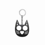 Multifunctional Justice Cat Metal Cute Pink Bottle Opener Keychain Car Bag Key Chain Accessories Gifts Trinket Wholesale - immagine 5