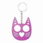 Multifunctional Justice Cat Metal Cute Pink Bottle Opener Keychain Car Bag Key Chain Accessories Gifts Trinket Wholesale - immagine 6