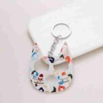 Multifunctional Justice Cat Metal Cute Pink Bottle Opener Keychain Car Bag Key Chain Accessories Gifts Trinket Wholesale - immagine 7