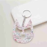 Multifunctional Justice Cat Metal Cute Pink Bottle Opener Keychain Car Bag Key Chain Accessories Gifts Trinket Wholesale - immagine 8