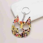 Multifunctional Justice Cat Metal Cute Pink Bottle Opener Keychain Car Bag Key Chain Accessories Gifts Trinket Wholesale - immagine 9