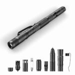 Multifunctional Tactical Pen Self Defense Women Defending Flashlight Aluminum Screwdriver Corkscrew Protect Survival Accessories - immagine 2